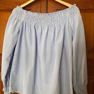 Boutique brand, striped off-the-shoulder top